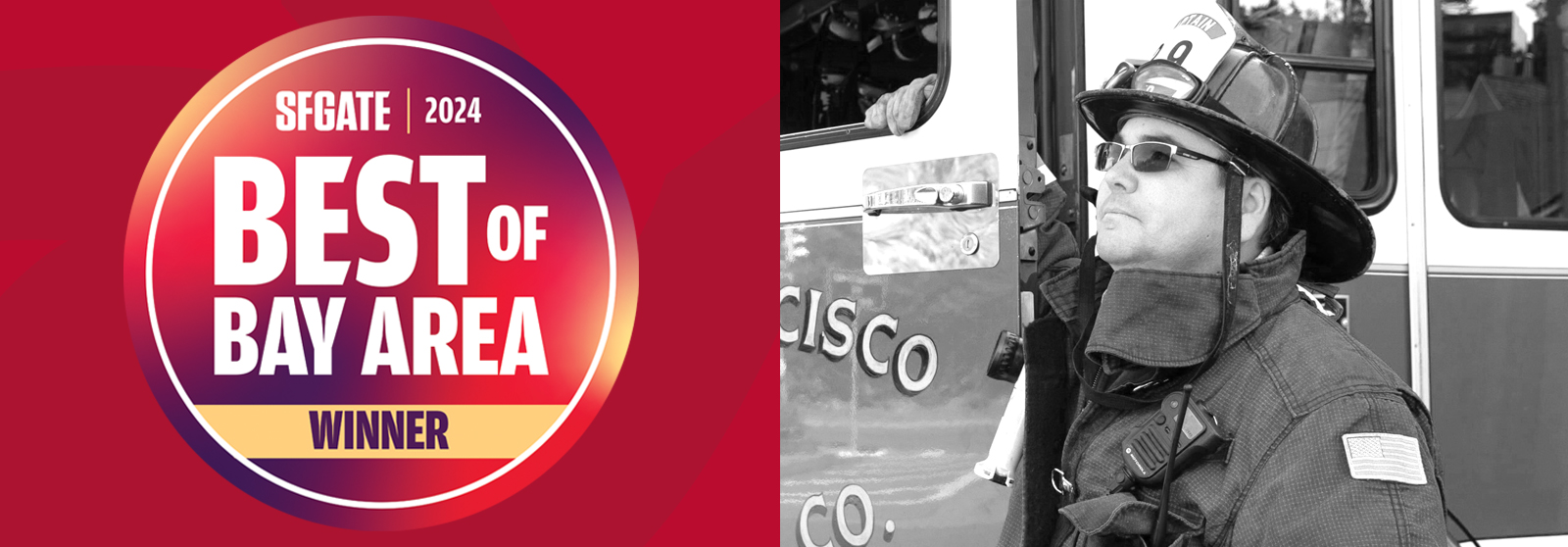 CF Fire Credit Union voted Best Credit Union in the Bay Area by SFGATE's Best of Bay Area 2024 Reader's Choice Contest.