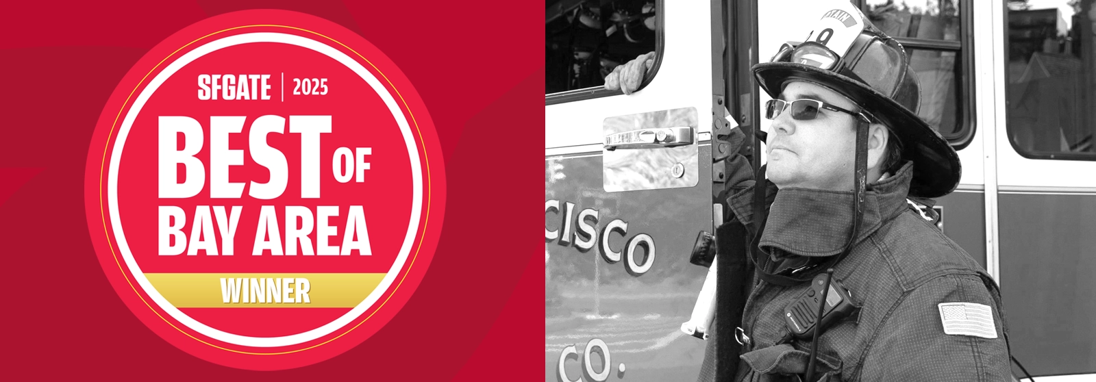 CF Fire Credit Union voted Best Credit Union in the Bay Area by SFGATE's Best of Bay Area 2025 Reader's Choice Contest.